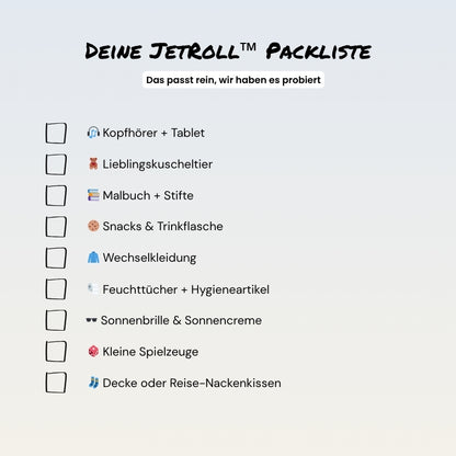 JetRoll™ – 2-in-1 Roller mit Urlaubsfunktion