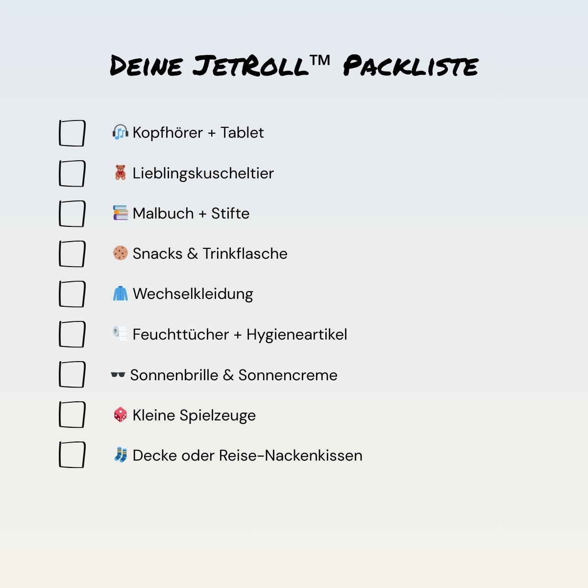 JetRoll™ – 2-in-1 Roller mit Urlaubsfunktion