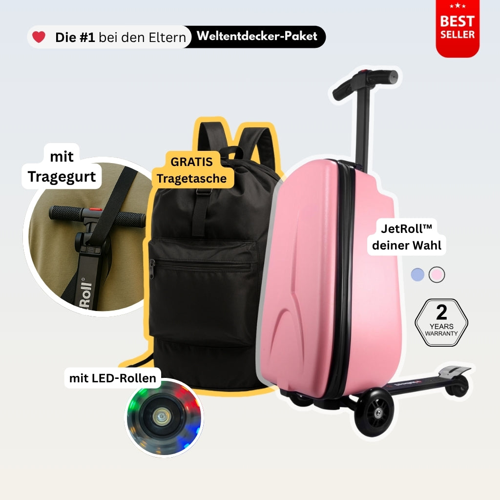 Das #1 Weltentdecker Paket - Style. Spaß. Komfort. In einem Set.