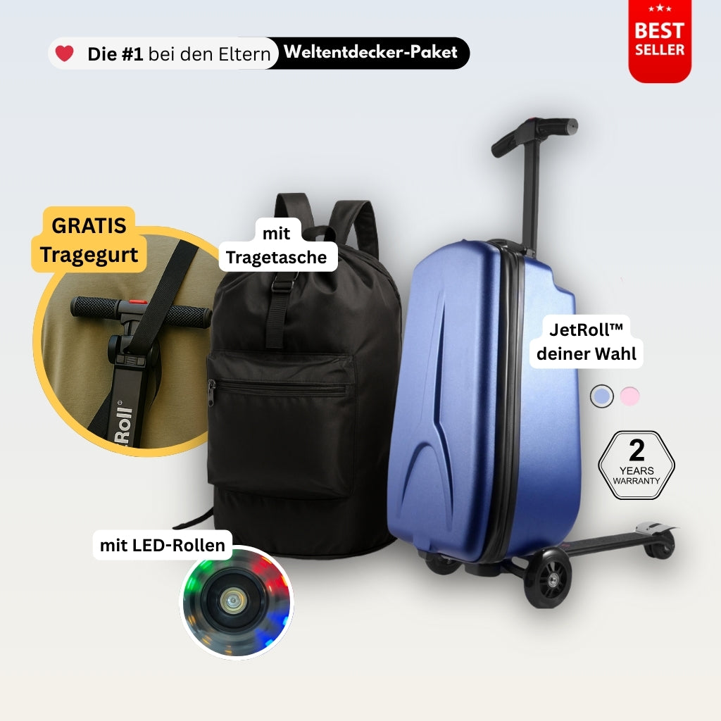 Das #1 Weltentdecker Paket - Style. Spaß. Komfort. In einem Set.